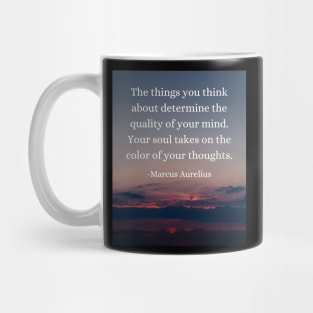 Marcus Aurelius: Shape Your Mind, Paint Your Soul Mug